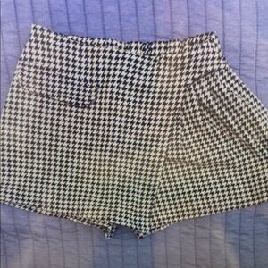 Stylish Black and White Kids Skort